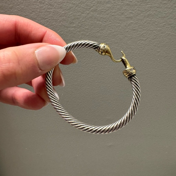 David Yurman Two-Tone Diamond Bracelet - Picture 3 of 6